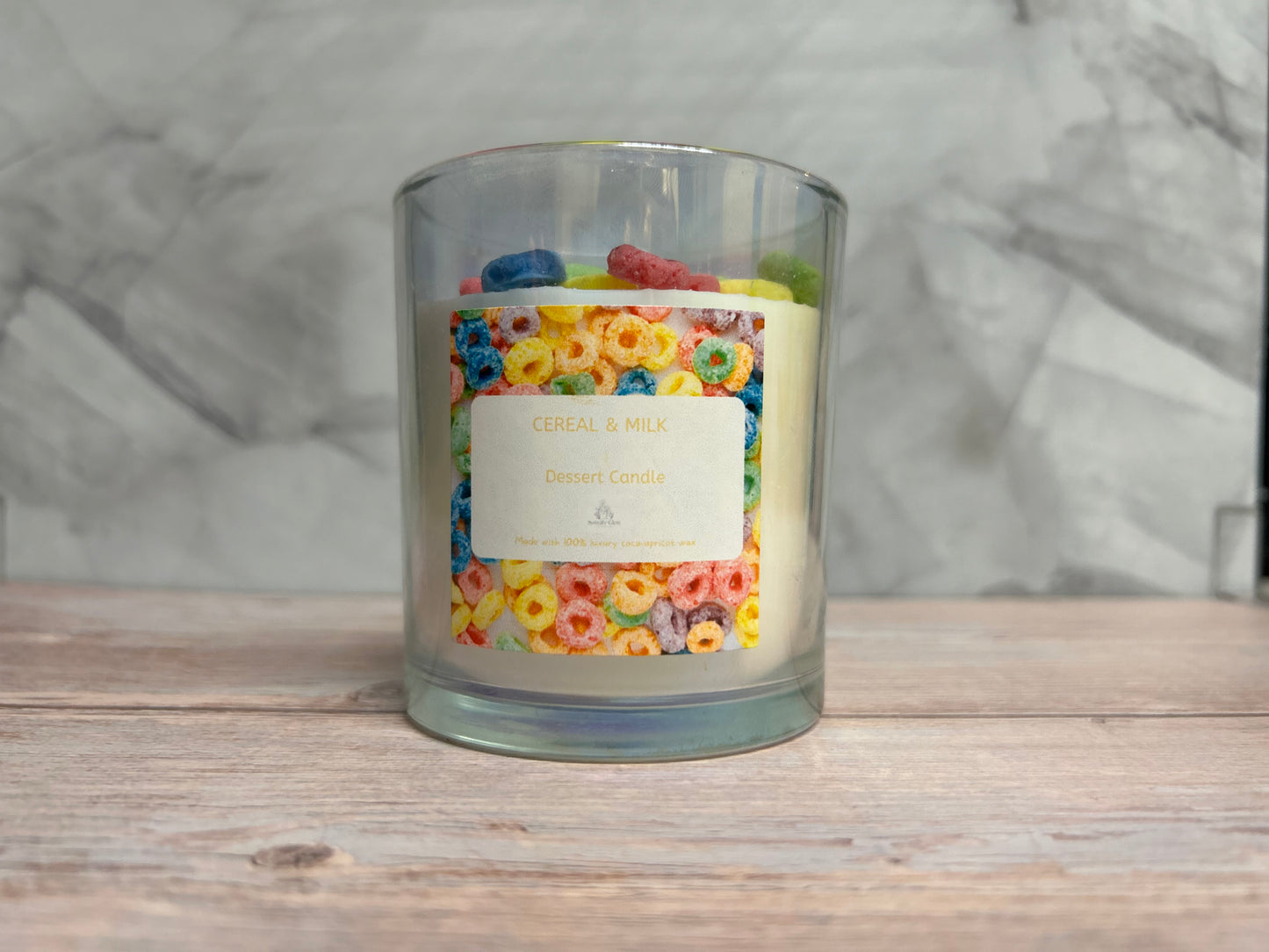 Cereal & Milk dessert candle